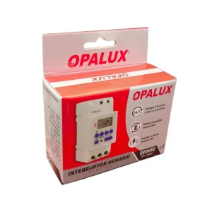 interruptor horario digital opalux op-15atc 20a