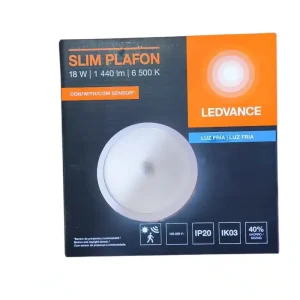 Plafón led con sensor PIR 18W IP20 6500K 100-240V – Ledvance